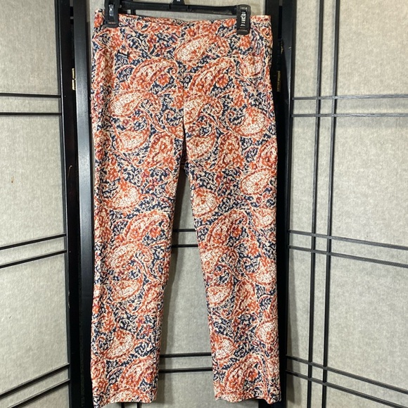 Peck & Peck Pants - Peck & Peck cotton poly cropped pants size 6 elastic waist lots of stretch!!